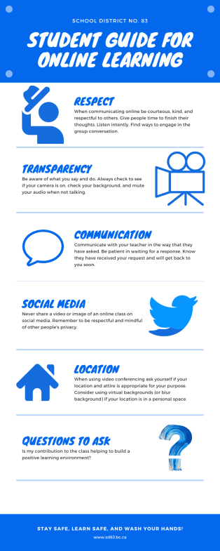 Student online infogram